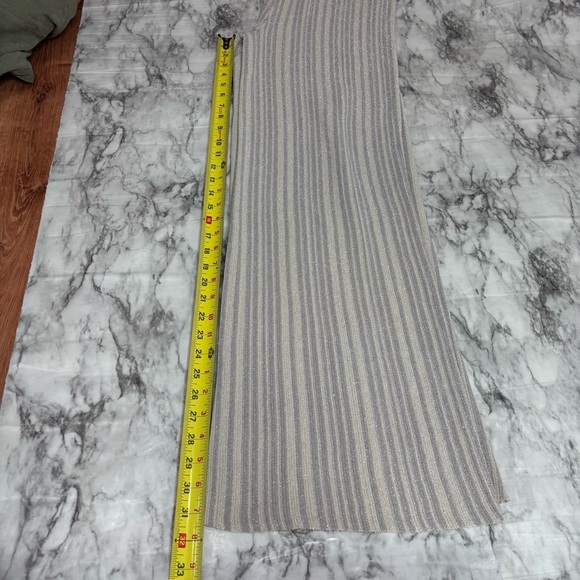 House of Harlow Two piece set knitted Pants tank top beige size large NWT NEW - Picture 8 of 8